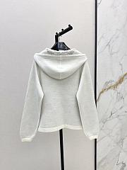 Bagsaaa Celine Triomphe Pattern Zip-Up Hoodie - 3