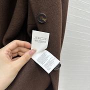 Bagsaaa Prada Dark Brown Wool Overshirt with Logo - 4