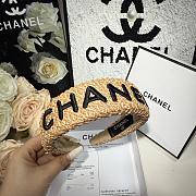 Bagsaaa Chanel Woven Raffia Headband - 1