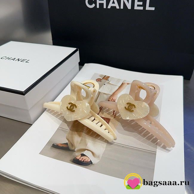 Bagsaaa Chanel set 2 hair claw clips - 1