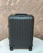 Bagsaaa RIMOWA × DIOR Suitcase Carrycase Black Aluminum - 54x40x23cm - 1