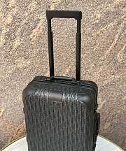 Bagsaaa RIMOWA × DIOR Suitcase Carrycase Black Aluminum - 54x40x23cm - 2