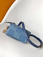 Bagsaaa LV N00208 Speedy 18 Bandoulière Denim Blue - 18cm - 4