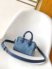 Bagsaaa LV N00208 Speedy 18 Bandoulière Denim Blue - 18cm - 2