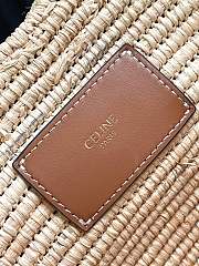 Bagsaaa Celine Braided Panier In Raffia 121922 - 21cm - 3