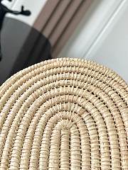 Bagsaaa Celine Braided Panier In Raffia 121922 - 21cm - 2