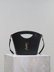 Bagsaaa YSL Celia mini tote in smooth leather 791069 black - 29cm - 1