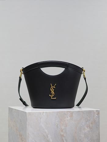 Bagsaaa YSL Celia mini tote in smooth leather 791069 black - 29cm