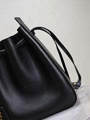 Bagsaaa YSL Bucket Bag In Leather 817386 Black - 24cm - 2