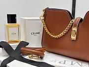 Bagsaaa Celine Shoulder Camille 16 Soft In Smooth Calfskin 122073 brown - 27cm - 2