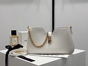 Bagsaaa Celine Shoulder Camille 16 Soft In Smooth Calfskin 122073 white - 27cm - 1