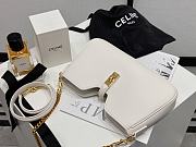 Bagsaaa Celine Shoulder Camille 16 Soft In Smooth Calfskin 122073 white - 27cm - 4