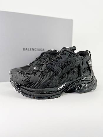Bagsaaa Balenciaga Mesh Runner Sneakers Black