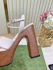 Bagsaaa Gucci Women's platform sandal 835313 White - 2