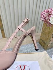 Bagsaaa Valentino Vlogo Signature Slingback Calfskin Pump With Jewel Logo 80Mm - 3