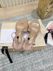 Bagsaaa Valentino Vlogo Signature Slingback Calfskin Pump With Jewel Logo 80Mm - 2