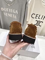 Bagsaaa Loewe Faro lace-up in suede calfskin brown - 4