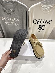 Bagsaaa Loewe Faro lace-up in suede calfskin beige - 2