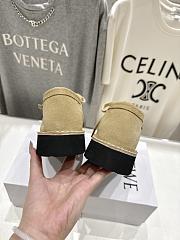 Bagsaaa Loewe Faro lace-up in suede calfskin beige - 3