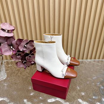 Bagsaaa Valentino Garavani Valet Du Roi 60 leather ankle boots