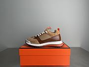 Bagsaaa Hermes Leader sneaker multicolore beige - 1