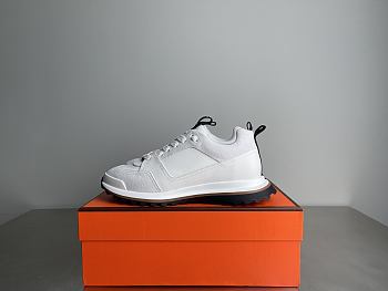 Bagsaaa Hermes Leader sneaker white