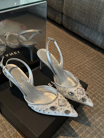 Bagsaaa René Caovilla crystal embellishment pumps
