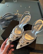 Bagsaaa René Caovilla crystal embellishment pumps - 4