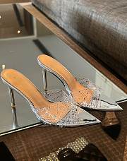 Bagsaaa Gianvito Rossi Elle crystal-embellished 110mm sandals - 1