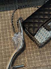 Bagsaaa Gianvito Rossi Elle crystal-embellished 110mm sandals - 4