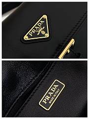 Bagsaaa Medium Prada Explore nappa leather shoulder bag with flap 1BD394 black - 30cm - 2