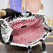 Bagsaaa LV N40797 Shopper Tote MM Pharrell Williams White/Black - 40cm - 3