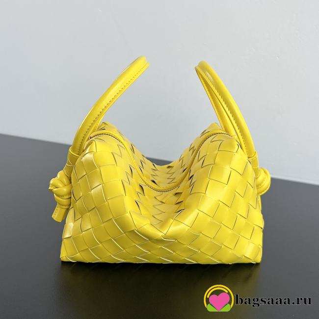 Bagsaaa Bottega Veneta Top Handle Loop 796615 Yellow - 13x21x13cm - 1