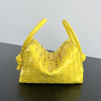 Bagsaaa Bottega Veneta Top Handle Loop 796615 Yellow - 13x21x13cm