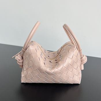Bagsaaa Bottega Veneta Top Handle Loop 796615 Light Pink - 13x21x13cm