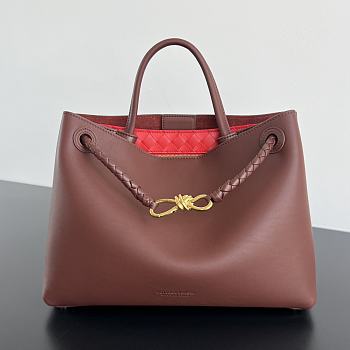 Bagsaaa Bottega Veneta Andiamo 810214 Red - 32x25x11 cm