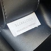 Bagsaaa Bottega Veneta Cassette Black - 23cm - 3