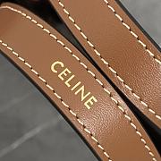 Bagsaaa Teen Coeur Celine In Triomphe Canvas And Calfskin 10P512 - 19cm - 3