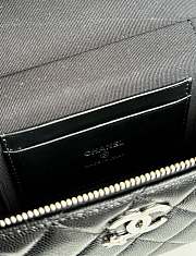 Bagsaaa Chanel Vanity with Chain AP4854 Black Caviar - 19.5cm - 4