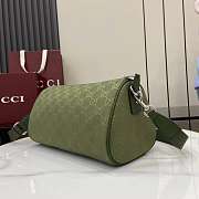 Bagsaaa Gucci GG canvas small cylinder bag 834455 green - 30cm - 3
