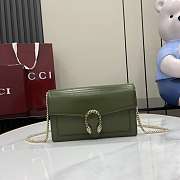 Bagsaaa Gucci Dionysus wallet on chain 837374 forest green - 20cm - 1
