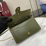 Bagsaaa Gucci Dionysus wallet on chain 837374 forest green - 20cm - 3