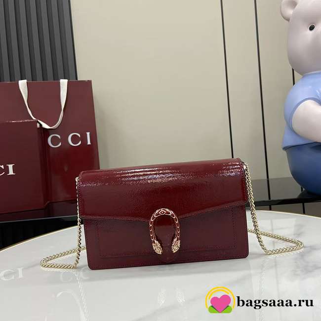 Bagsaaa Gucci Dionysus wallet on chain 837374 red - 20cm - 1