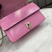 Bagsaaa Gucci Dionysus mini shoulder bag 837370 Pink patent - 17.5cm - 4