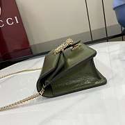 Bagsaaa Gucci Dionysus mini shoulder bag 837370 Green patent - 17.5cm - 4