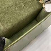 Bagsaaa Gucci Dionysus mini shoulder bag 837370 Green patent - 17.5cm - 2