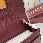 Bagsaaa Gucci GG Marmont wallet on chain 497985 blue & red - 20cm - 4