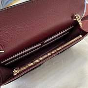 Bagsaaa Gucci GG Marmont wallet on chain 497985 blue & red - 20cm - 3