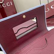 Bagsaaa Gucci GG Marmont wallet on chain 497985 blue & red - 20cm - 2