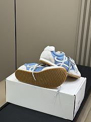 Bagsaaa Loewe Ballet Runner 2.0 in nylon and calfskin Blue/White - 4